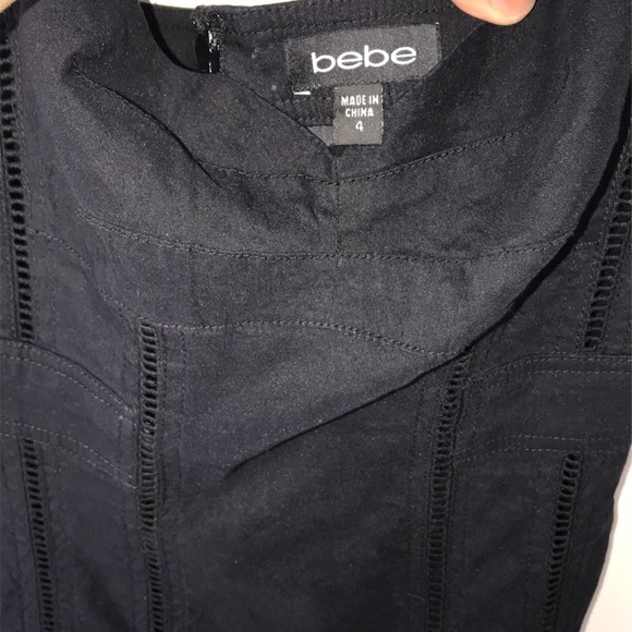 SOLD BEBE Black  dress - Picture 10 of 11